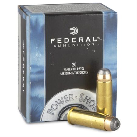 Federal Power-Shok Ammunition 44 Remington Magnum 240 Grain Jacketed Hollow Point Box of 20