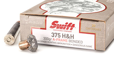 Swift High Grade Heavy Revolver Hunting Ammunition 454 Casull 300 Grain Swift A-Frame Box of 20